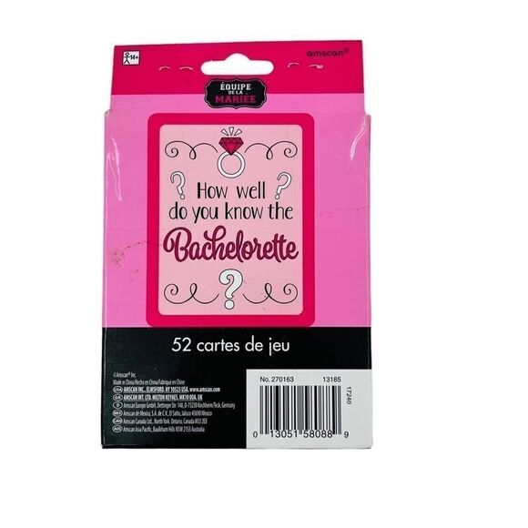 Bachelorette Party Card Game How Well Do You Know The Bachelorette NEW - Picture 2 of 3